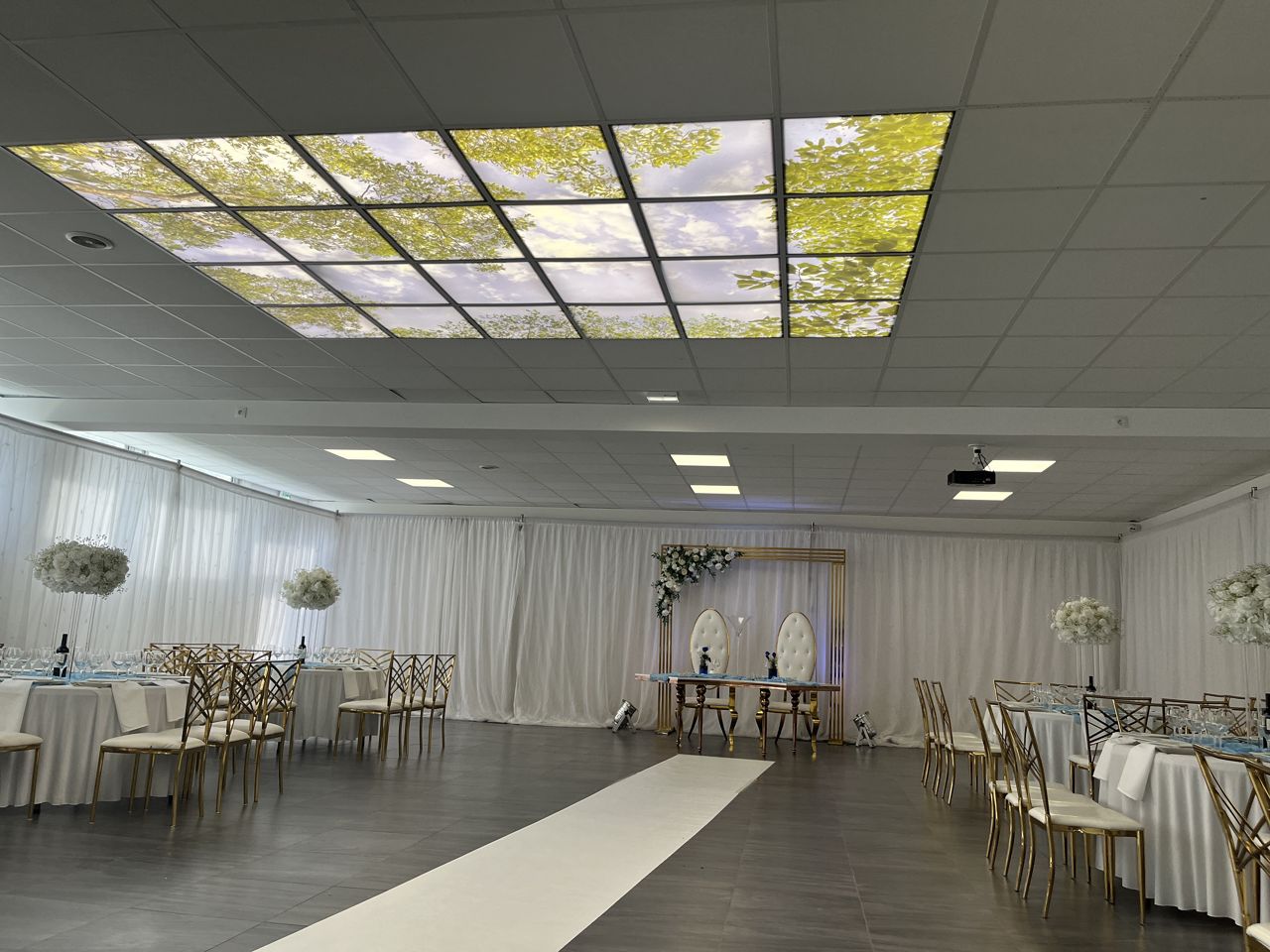 Aménagement d'une salle de réception chez Team Square